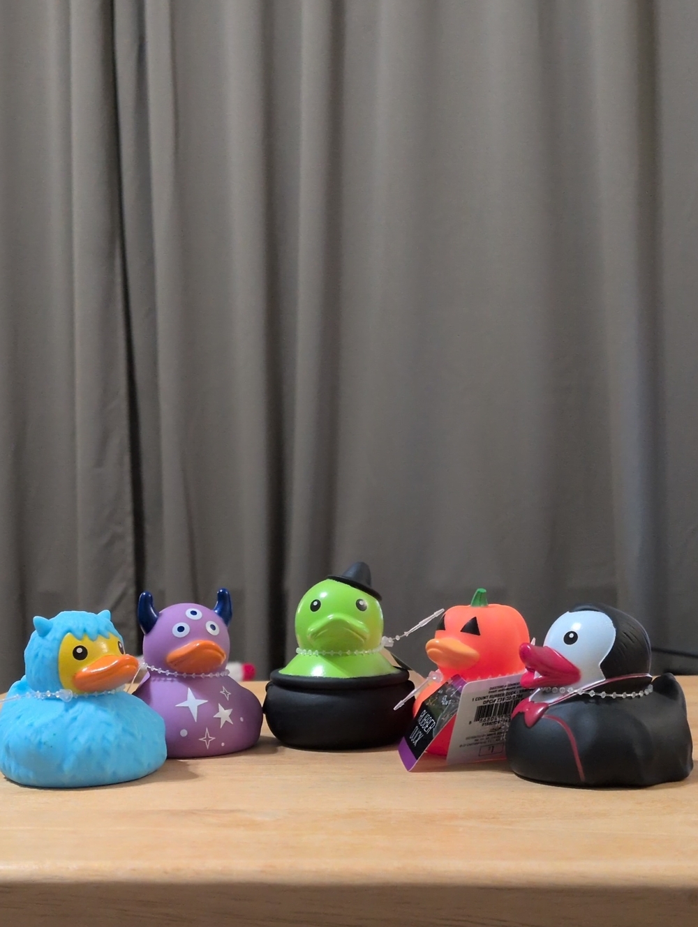 Set Of 5 Halloween Ducks